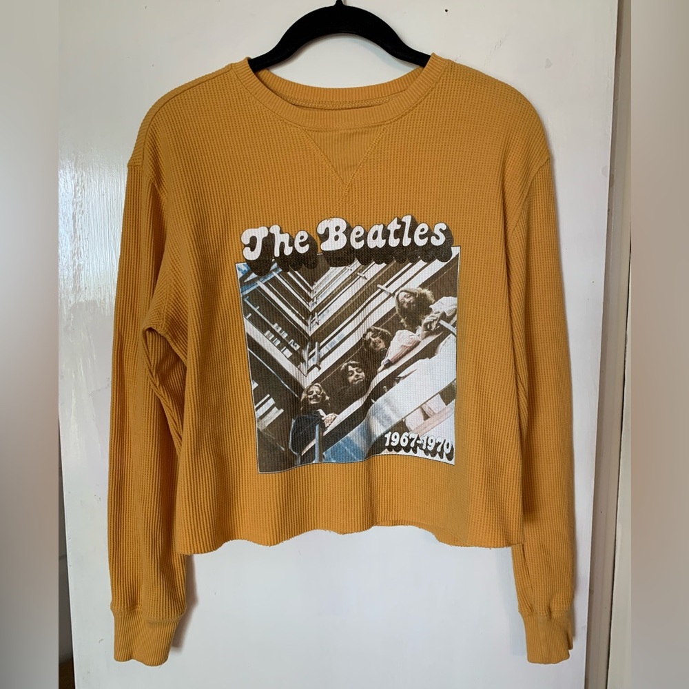 The Beatles Thermal Long Sleeve Top Small